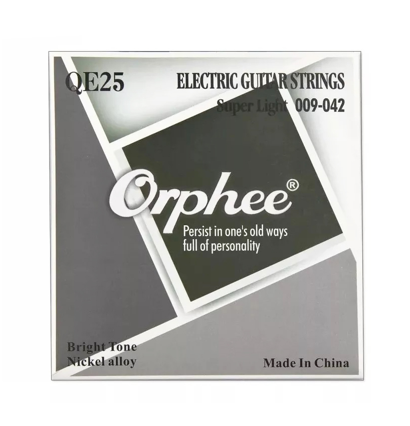 Cuerdas Orphee Guitarra Eléctrica 09-42 Super Light