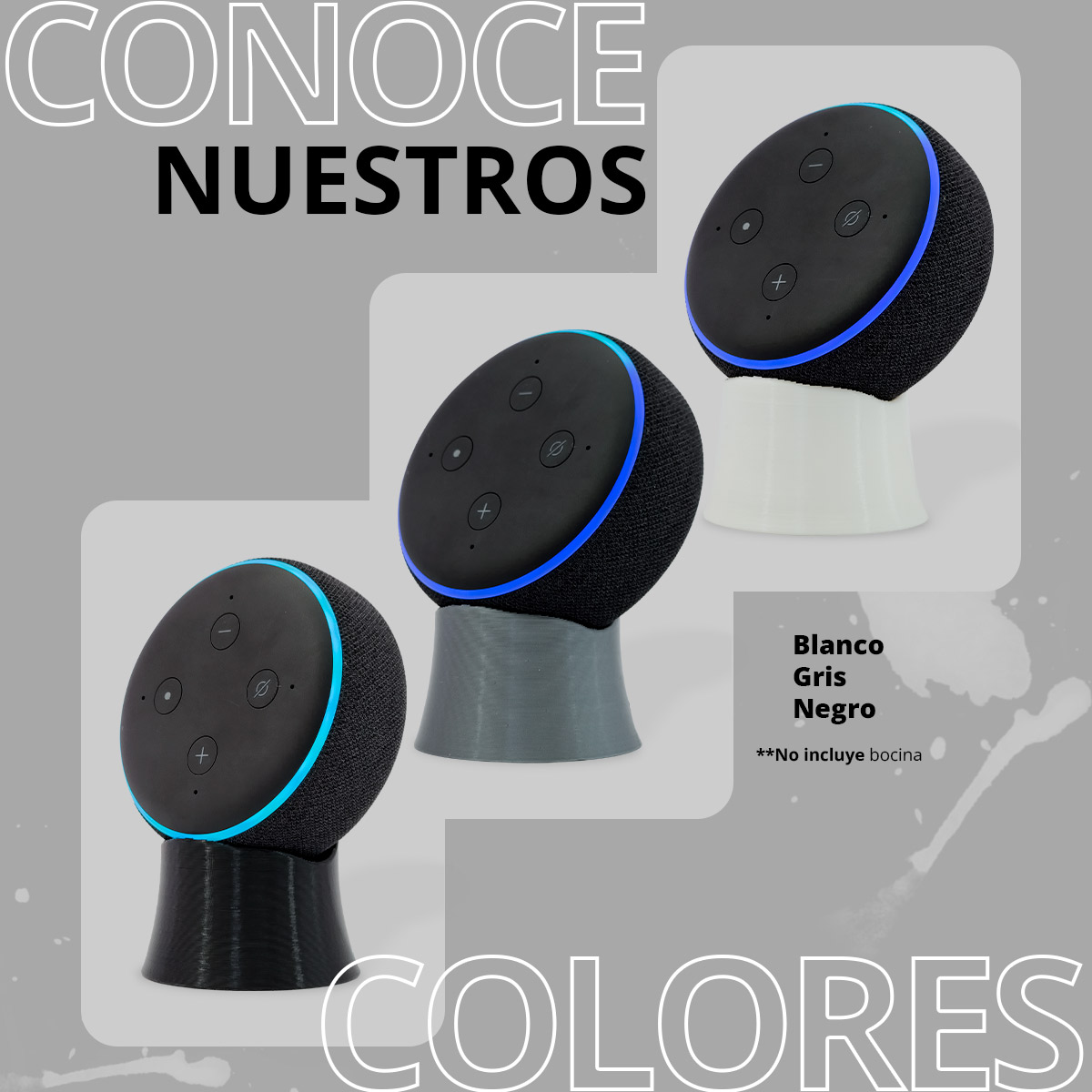 Base Para Alexa Echo Dot 3g Pedestal Impremli