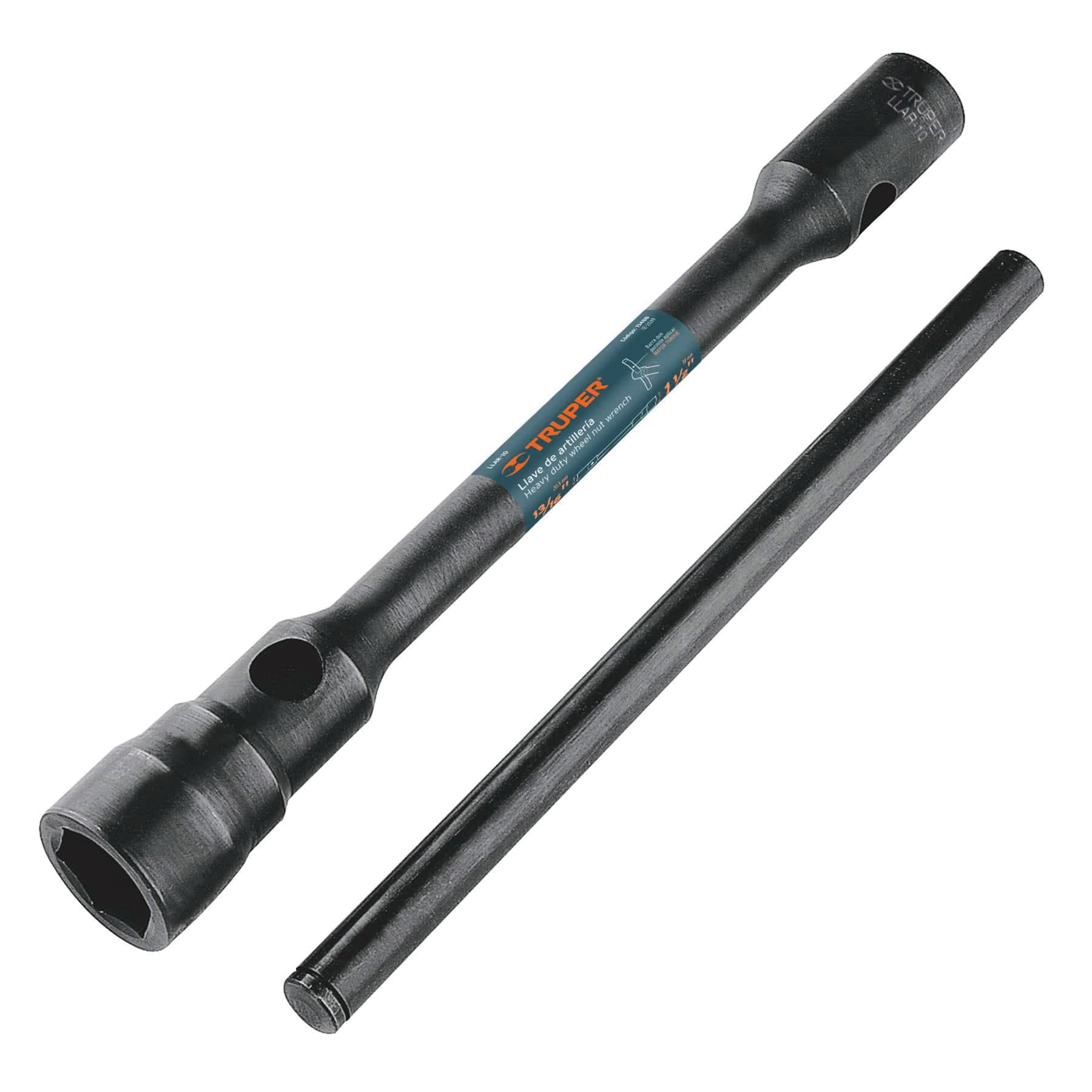 LLAVE DE ARTILLERÍA 13/16 X 1-1/2" BOCA CUADRADA Y HEXAGONAL TRUPER 15488