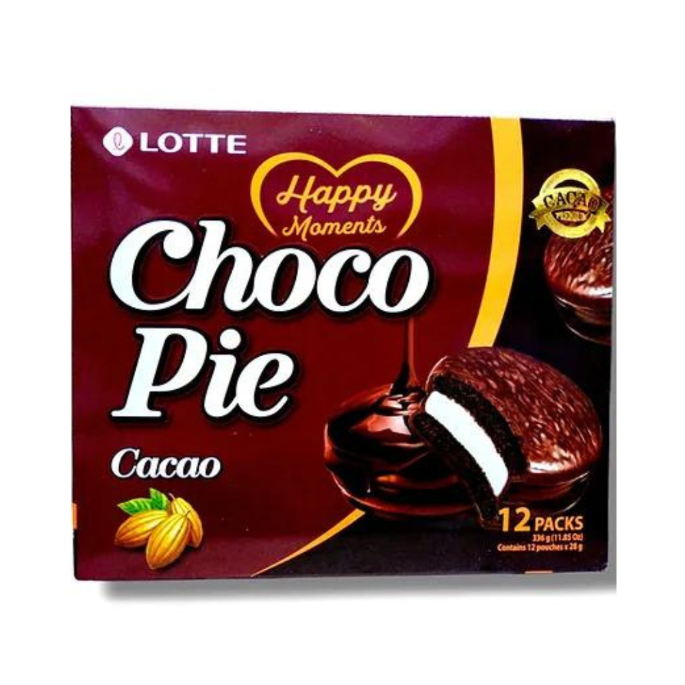 Choco pie Lotte  chocolate  y matcha