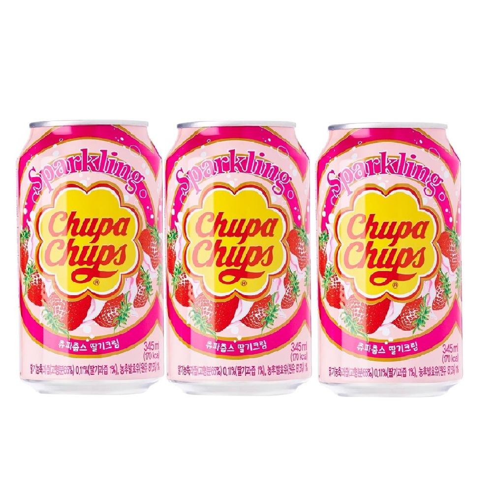 Refresco Coreano Chupa Chups Fresa 6 Pack