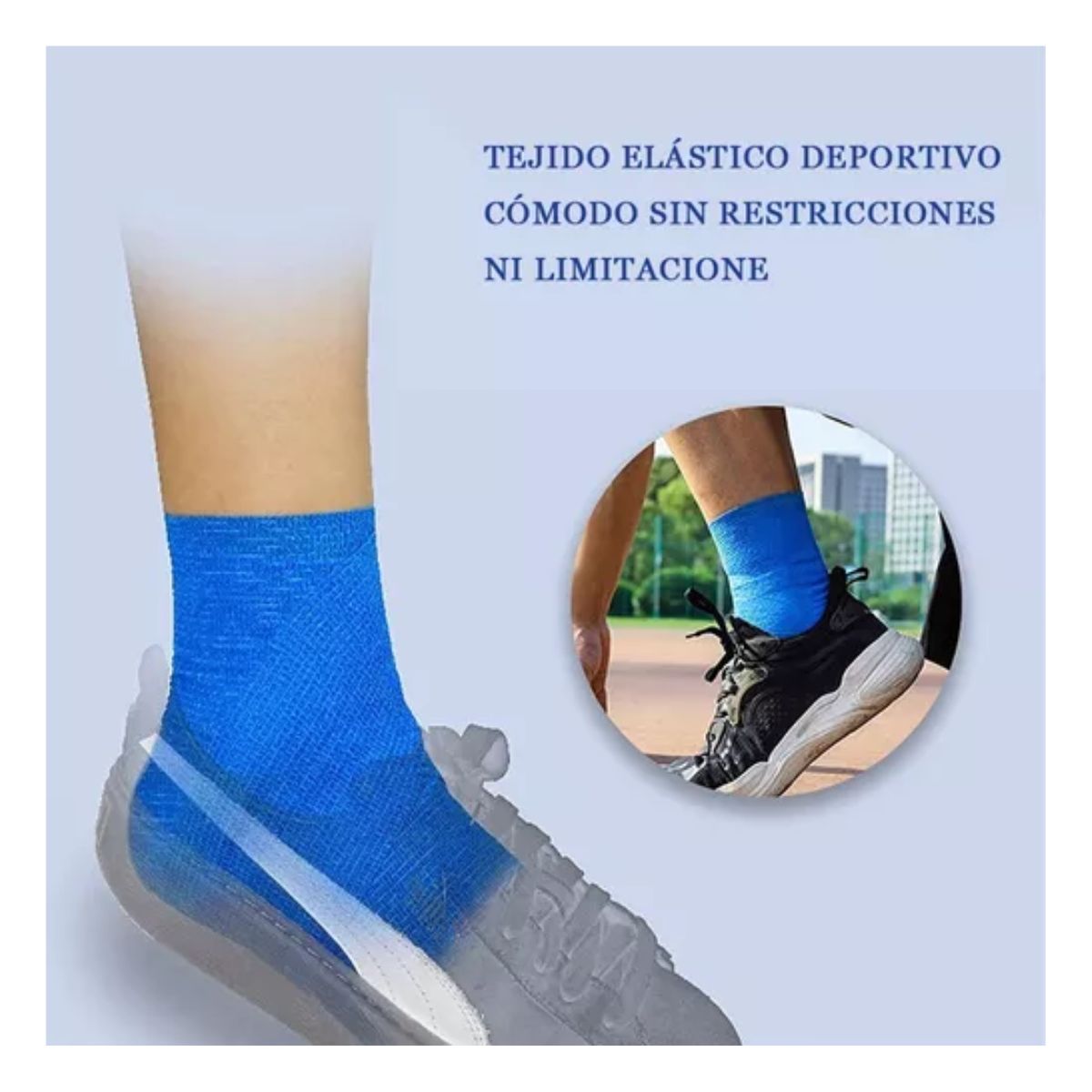 Venda Elástica Cohesiva Autoadherible De 5 Mx4.5 Cm, 12 Pzs Azul Marino