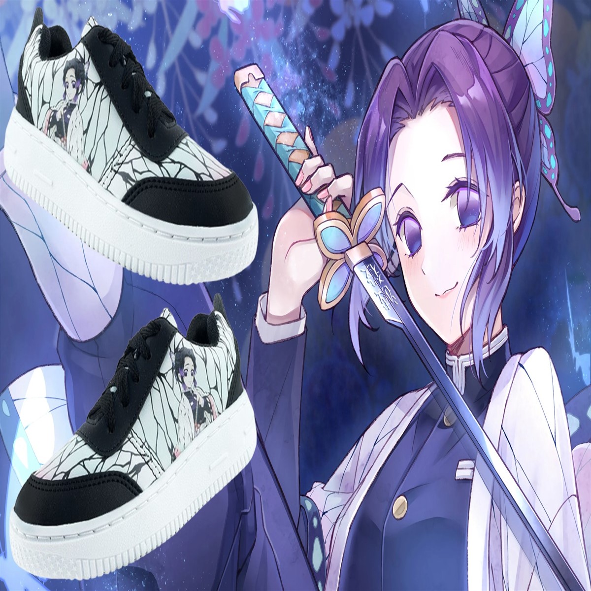 Tenis Shinobu Kocho Demon Slayer Anime Moda Manga 309-2-nbs.