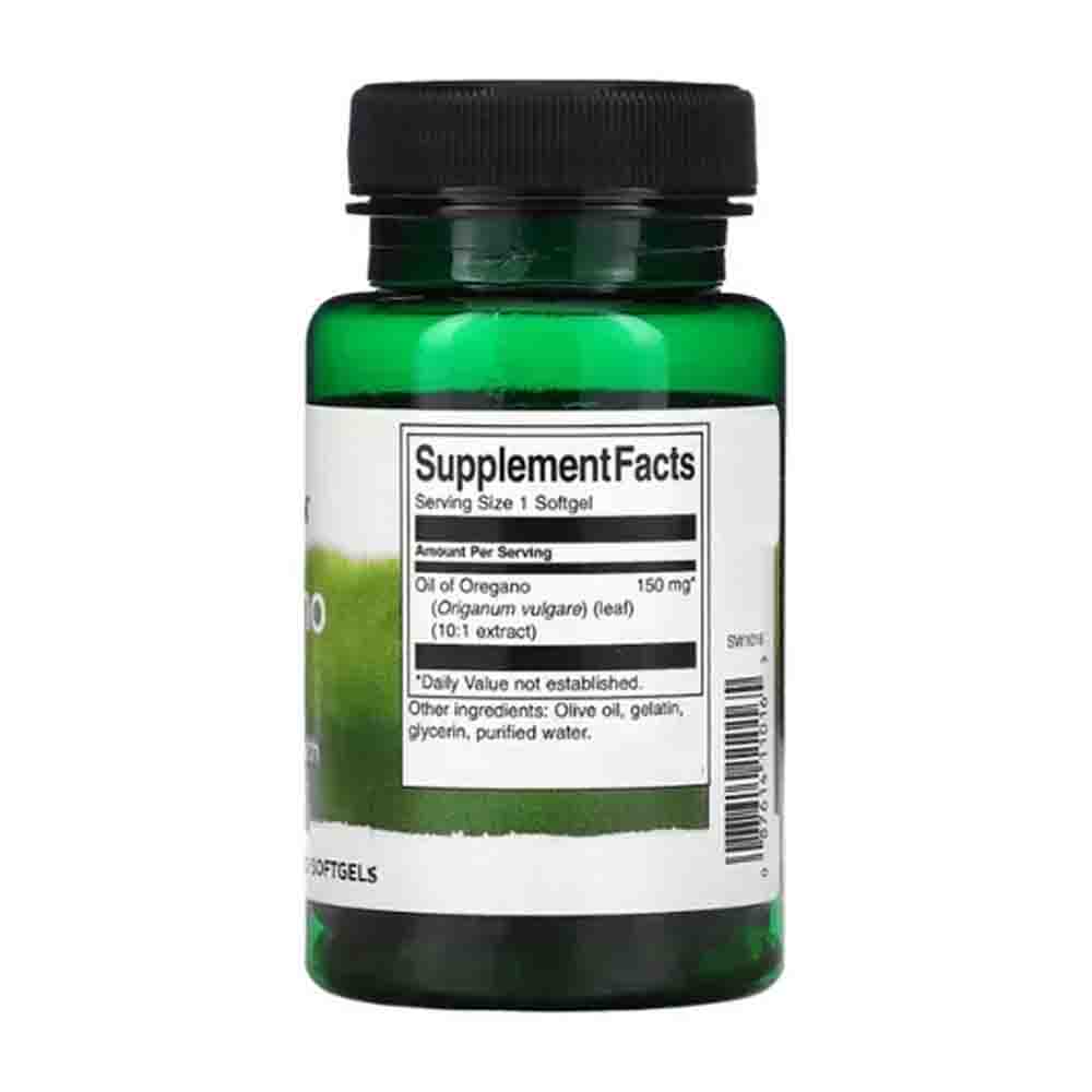 Aceite de Oregano 150mg Swanson 120 capsulas Oregano Oil Sabor Neutro