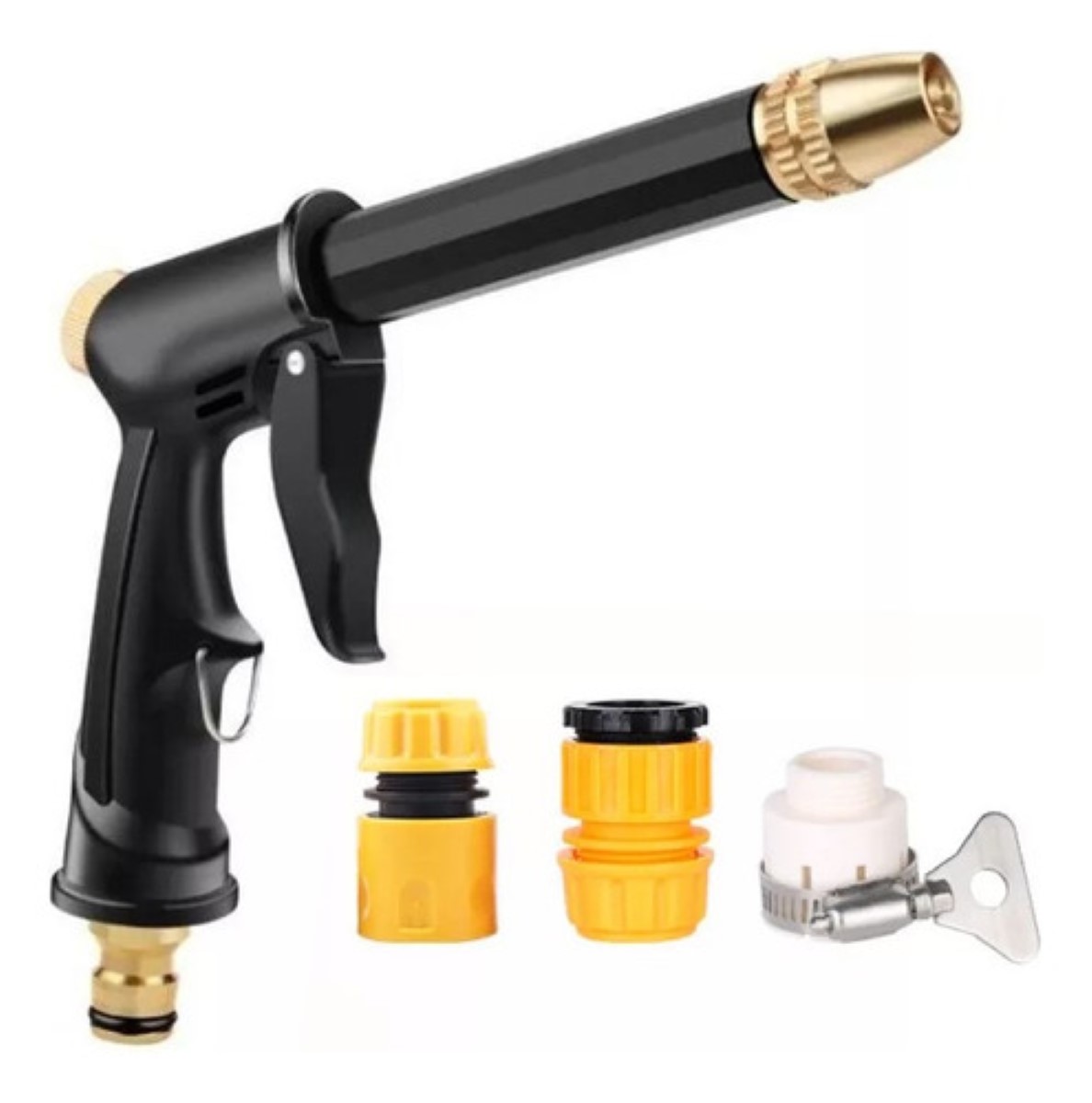 Pistola De Agua Para Lavado A Alta Presión Negro