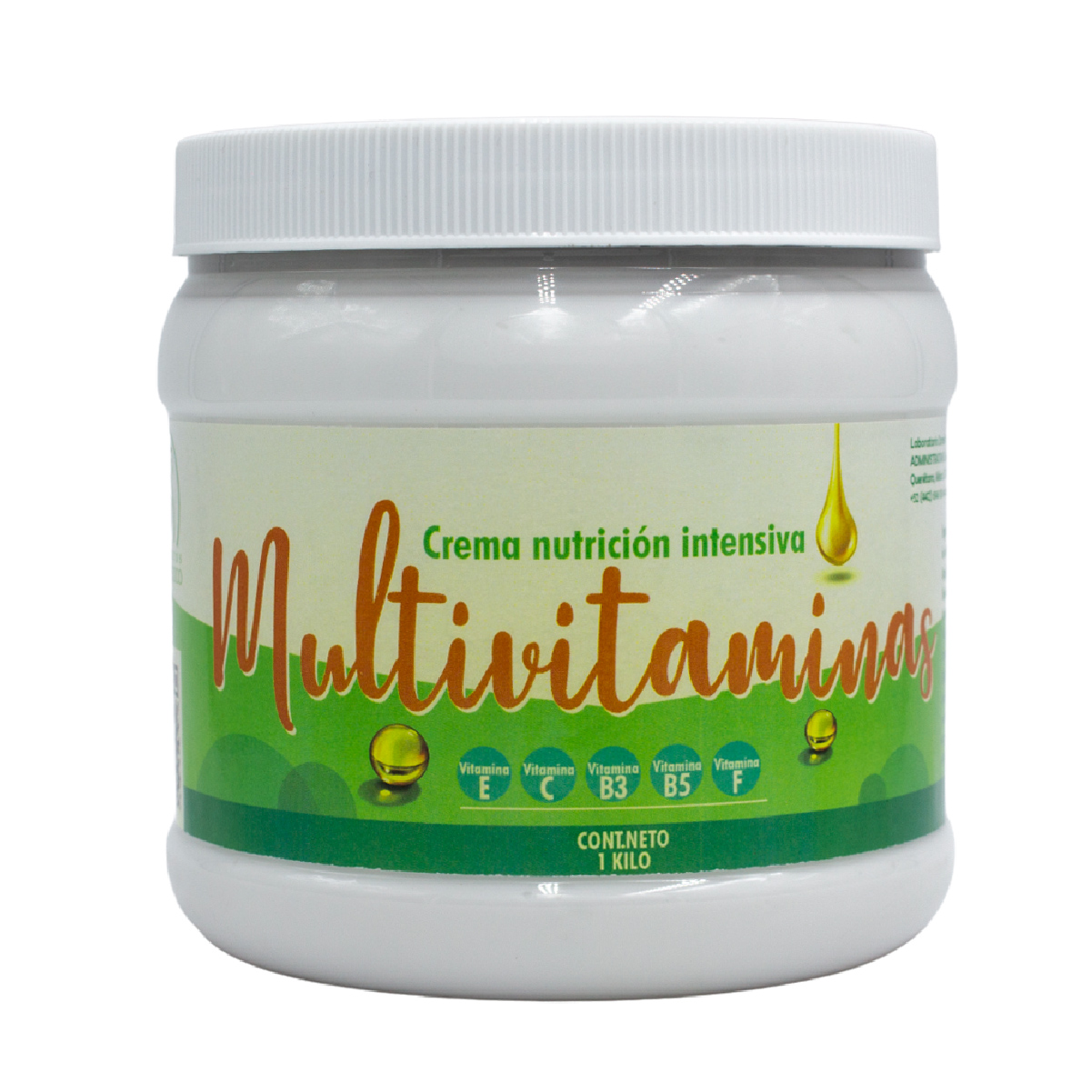 Crema Corporal Nutrición Intensiva Multivitaminas 1 kilo