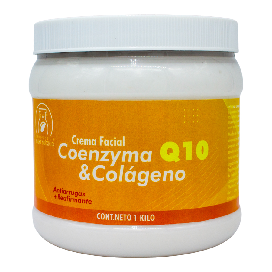 Crema Facial Coenzima Q10 & Colágeno Piel Firme 1 kilo