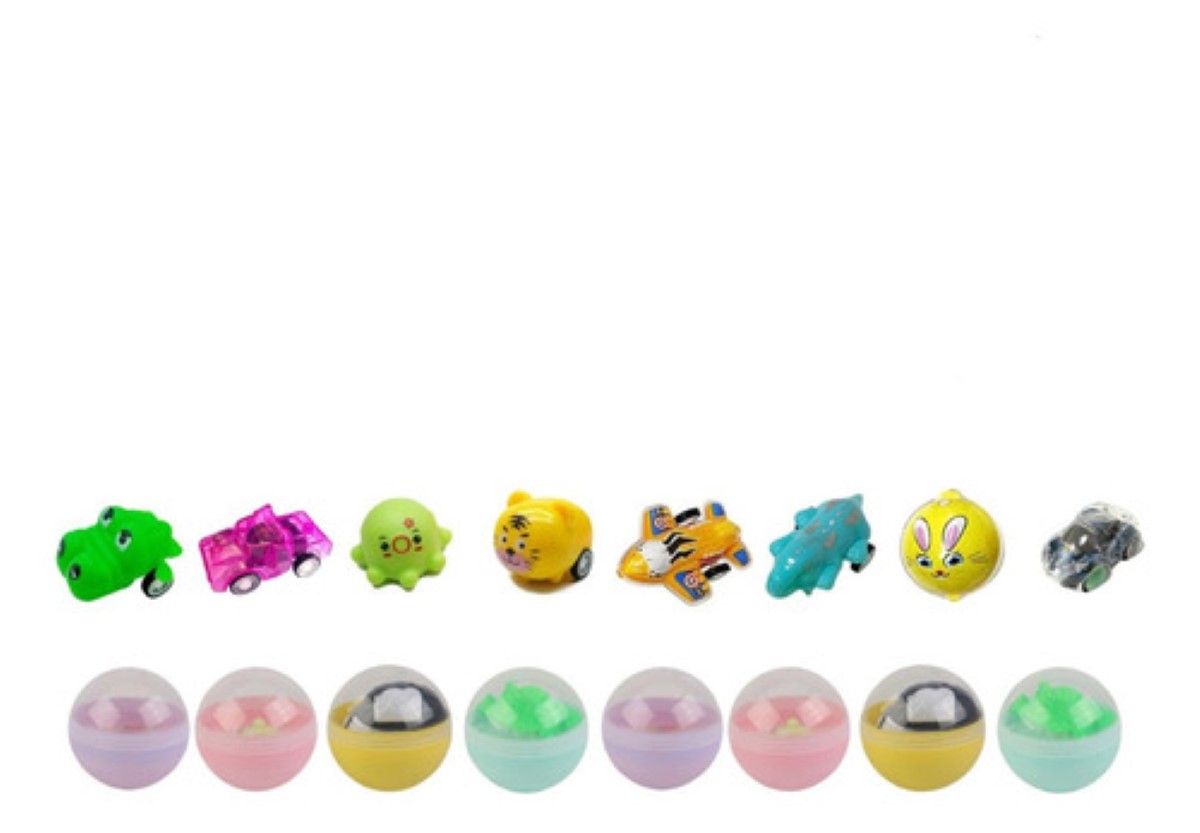 Huevo Sorpresa De Máquina Gacha Llena De Juguetes