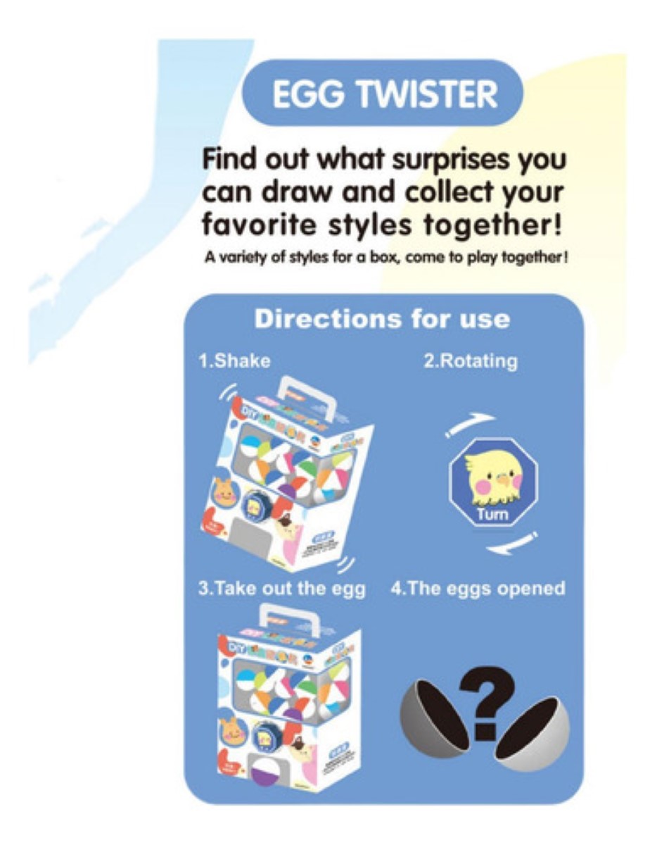 Huevo Sorpresa De Máquina Gacha Llena De Juguetes