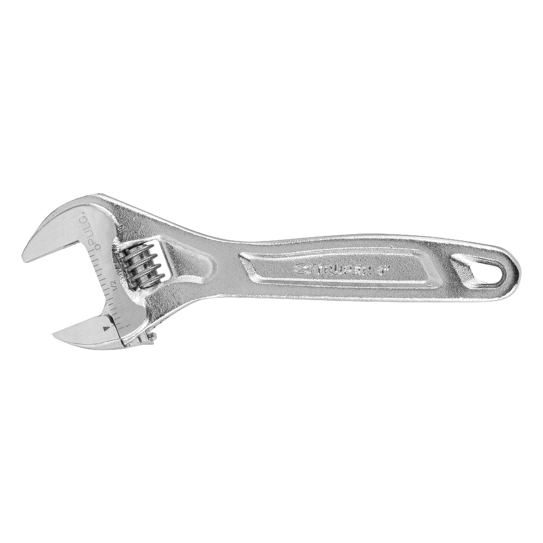 LLAVE AJUSTABLE (PERICO) 6" PROFESIONAL CROMADA, TRUPER EXPERT 15505