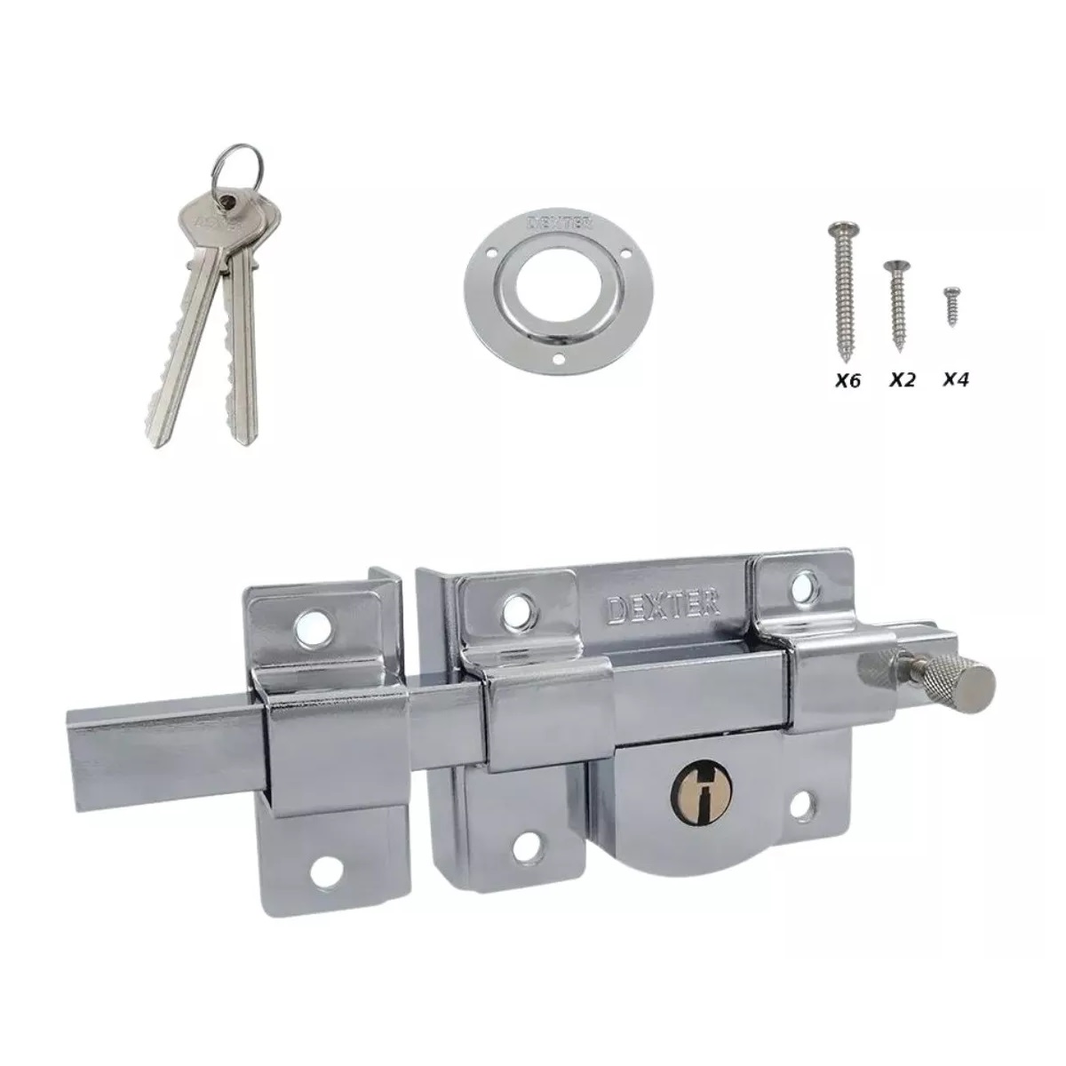 Cerradura Chapa De Seguridad Barra Fija Izquierda