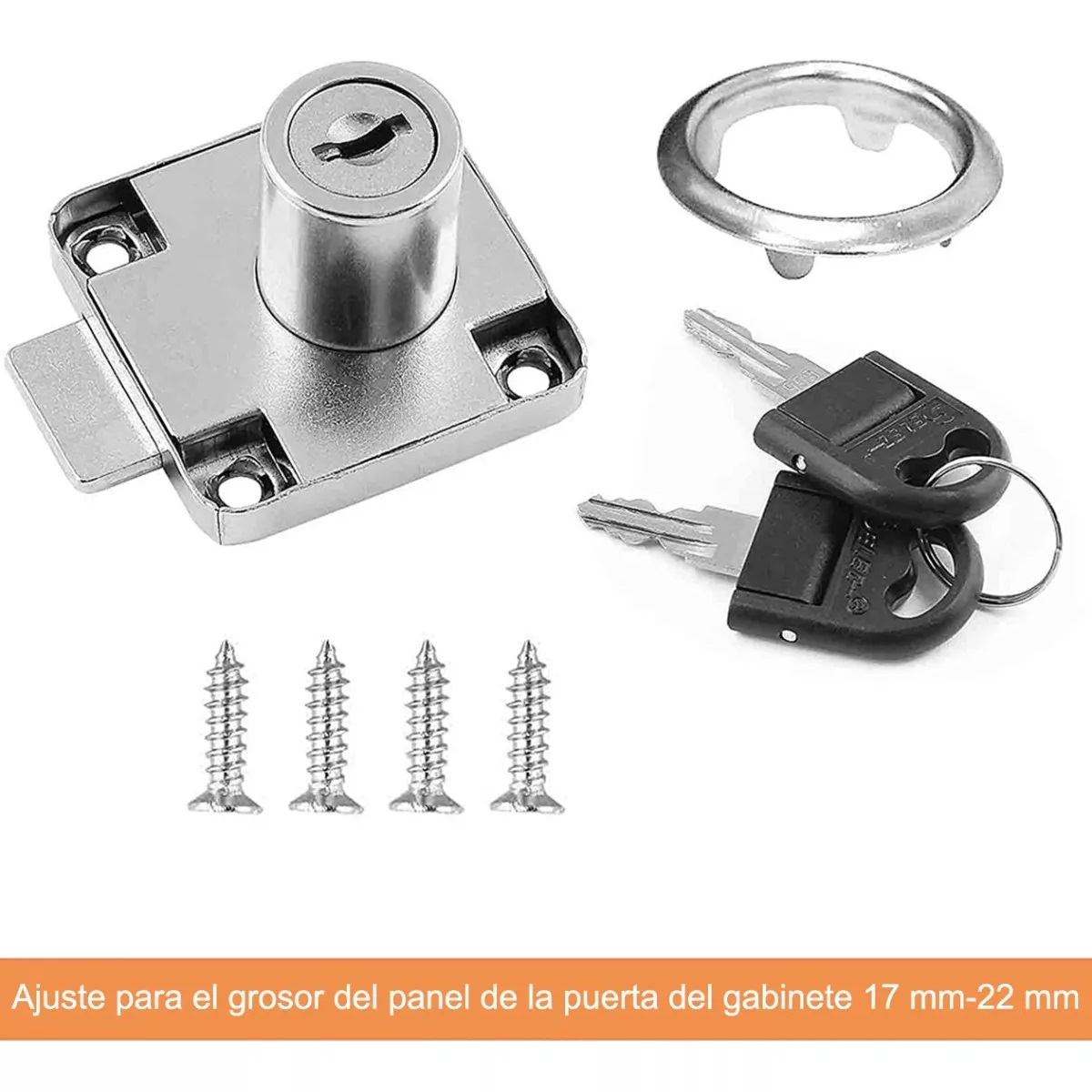 Set 12pcs Cerradura Chapa Para Muebles Cajones Closet Con Llaves