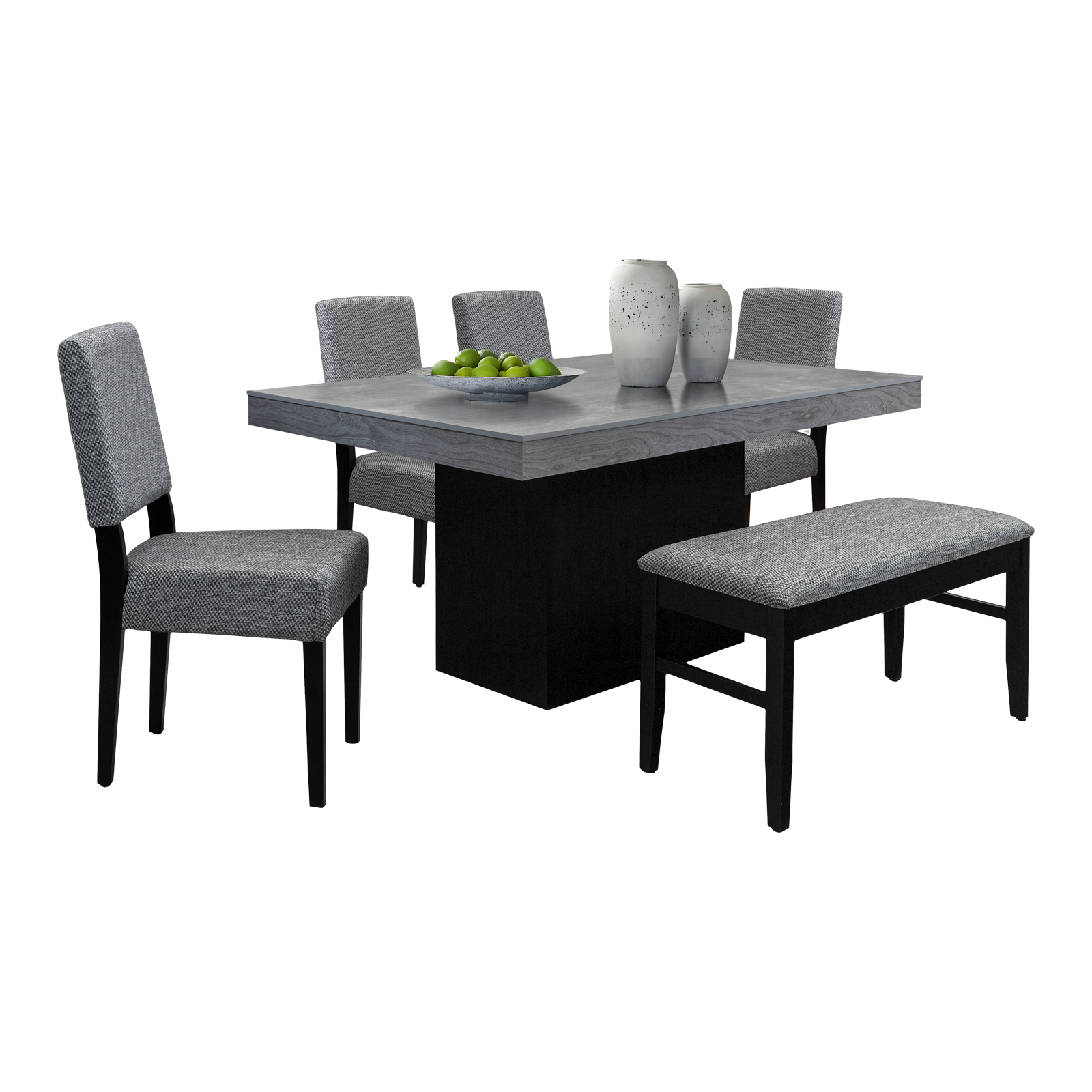 COMEDOR CON 4 SILLAS 510 Y UNA BANCA BREMEN - ENTREGA ÚNICAMENTE EN CDMX, QUERÉTARO, PACHUCA, TOLUCA Y SUS ÁREAS METROPOLITANAS