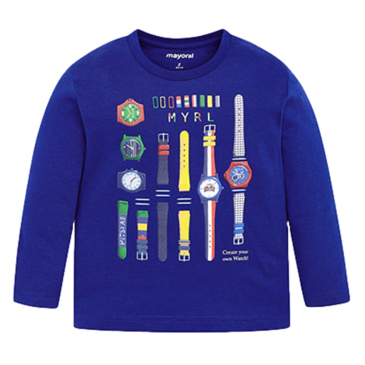 Camiseta M/larga Relojes Para Niño Mayoral 401454