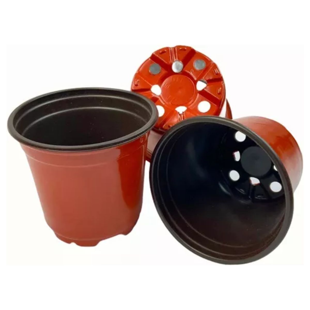 Macetitas 3 Pulgadas Terracota 100 Macetas Cactus NARANJA/NEGRO