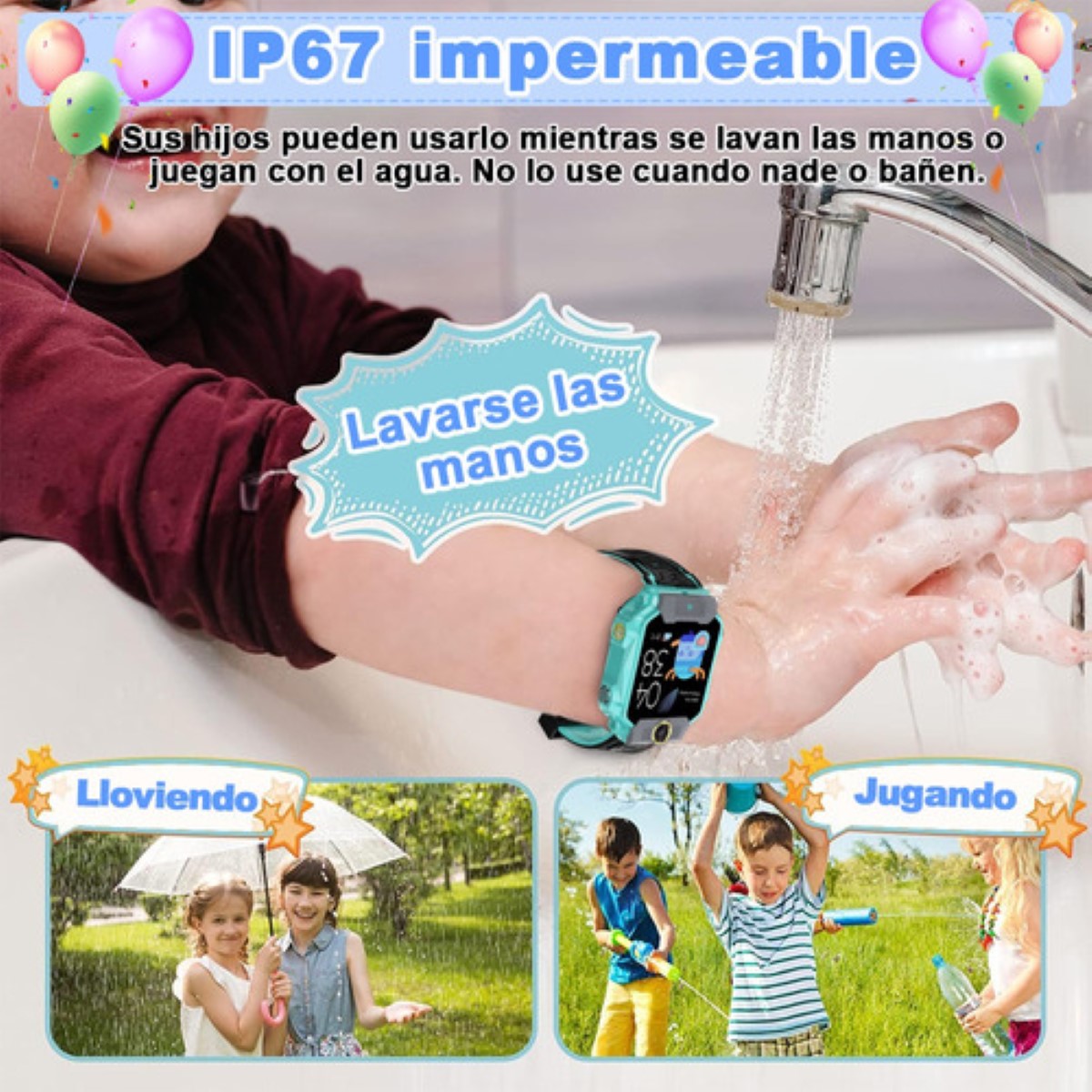 Reloj Inteligente Para Niño 4g Gps Wifi Video Llamada Cámara Verde