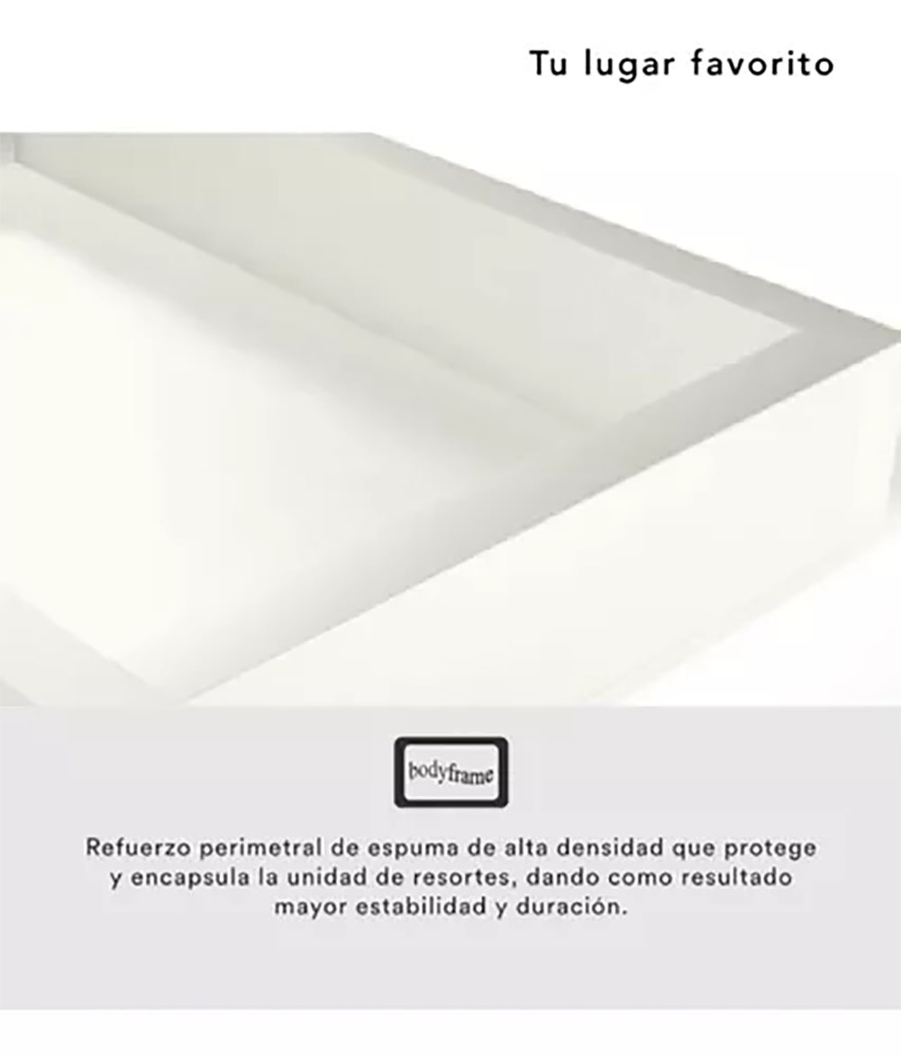 Colchon Matrimonial America Delta Confort Con Memory Comodo.
