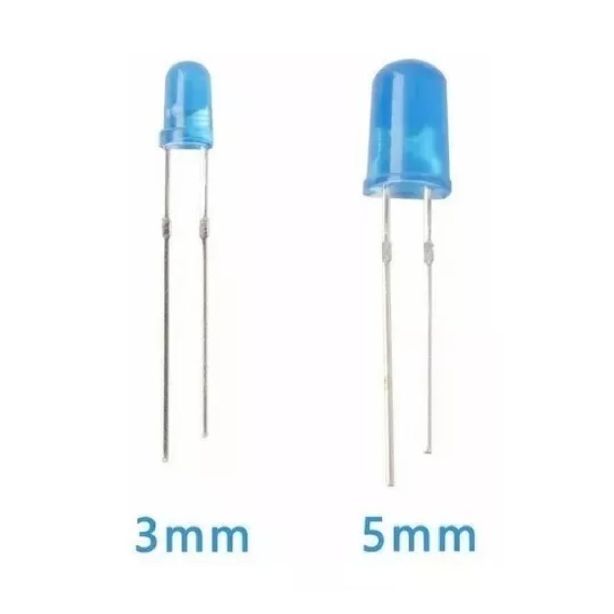 300 Led Superbrillantes De Diferentes Tamaños - Varios Color