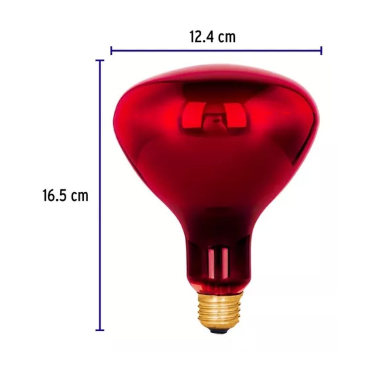 Foco Infrarrojo Terapeutico Para Mantener Calor Atenuable  rojo