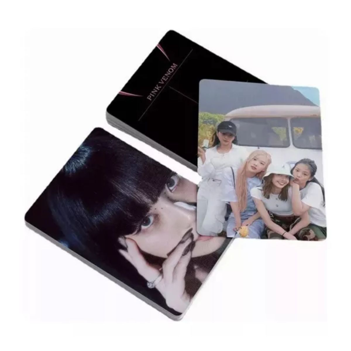 55 Photocards Blackpink Alta Calidad- Pink Venom Con Caja Negro