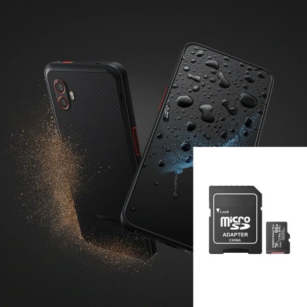 Samsung Galaxy Xcover 6 Pro 128GB, 6GB en RAM,  Negro, Nuevo Snapdragon + Memoria Micro SD.