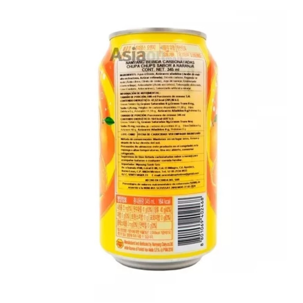 Refresco Coreano Chupa Chups Naranja 6pack