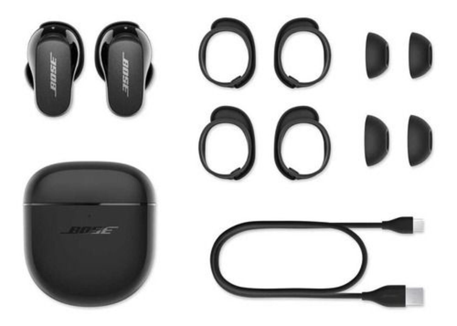 Audifonos Bose Quietcomfort Earbuds 2 In ear Color Negro