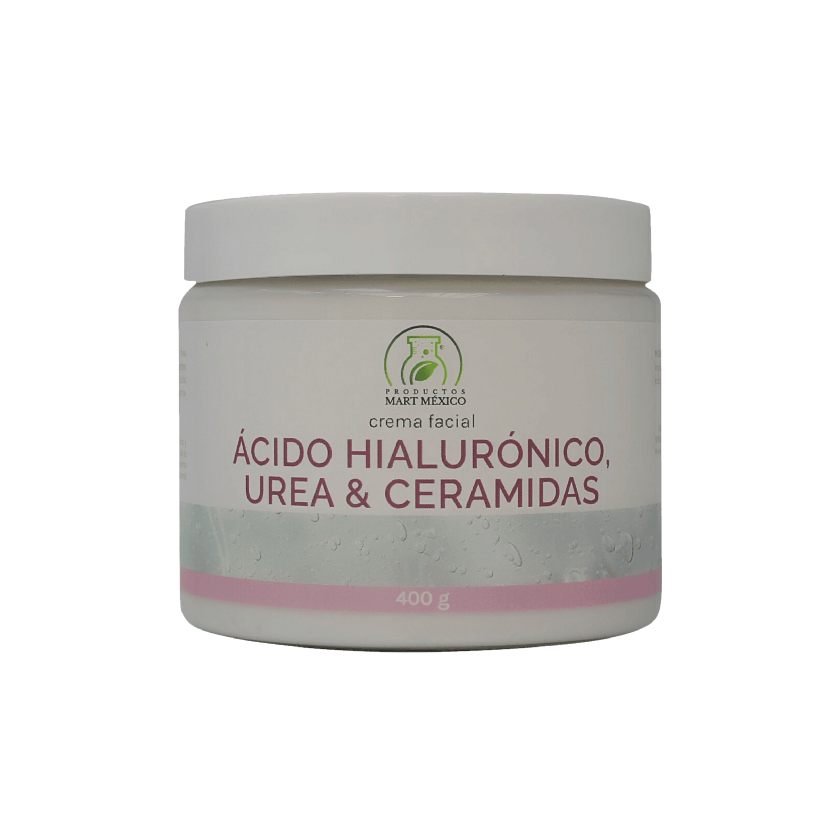 Crema Facial De Ácido Hialurónico, Urea & Ceramidas Piel Tersa 400gr