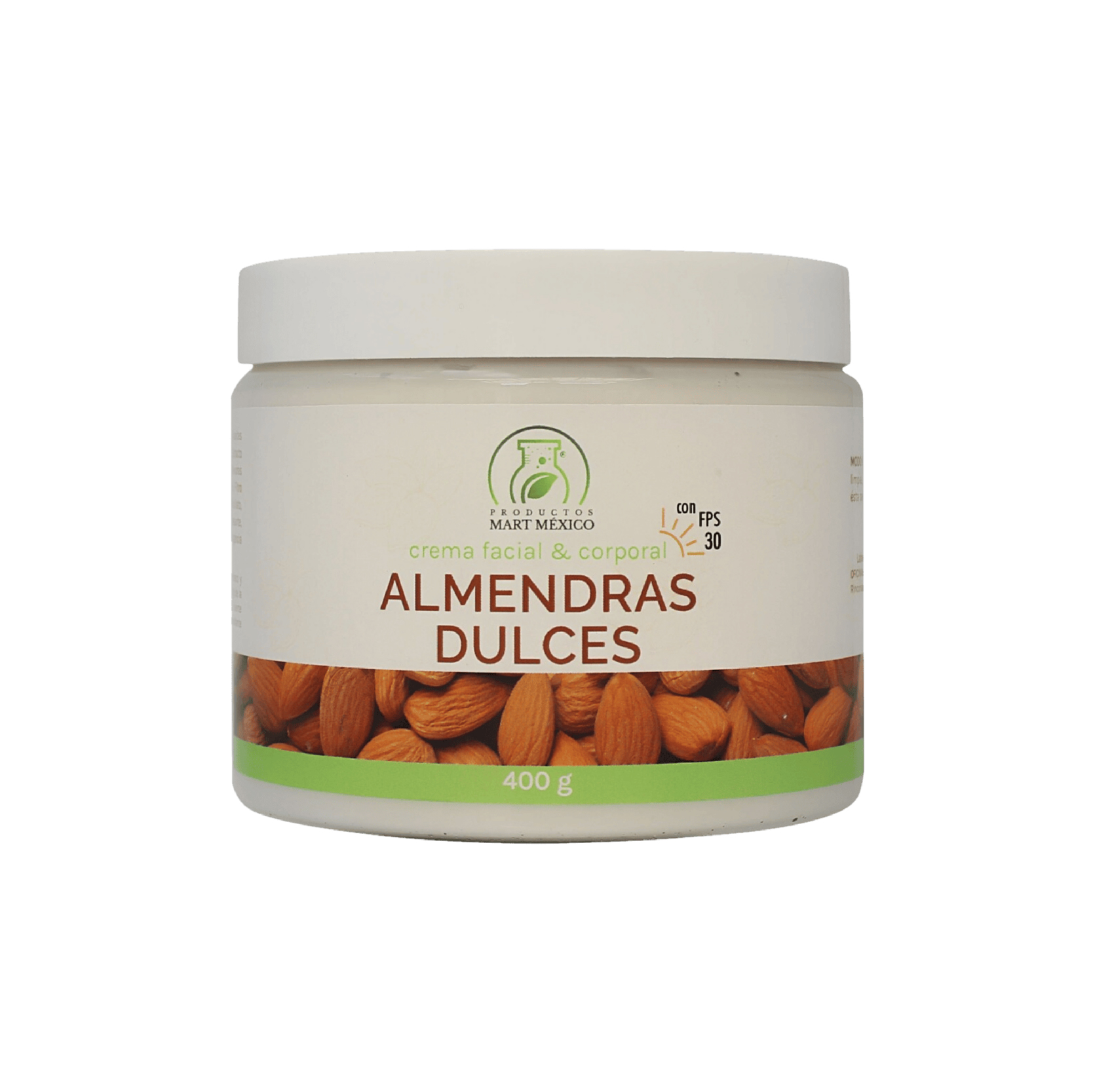 Crema Facial & Corporal De Almendras Dulces Con Filtro Piel Tersa 400gr