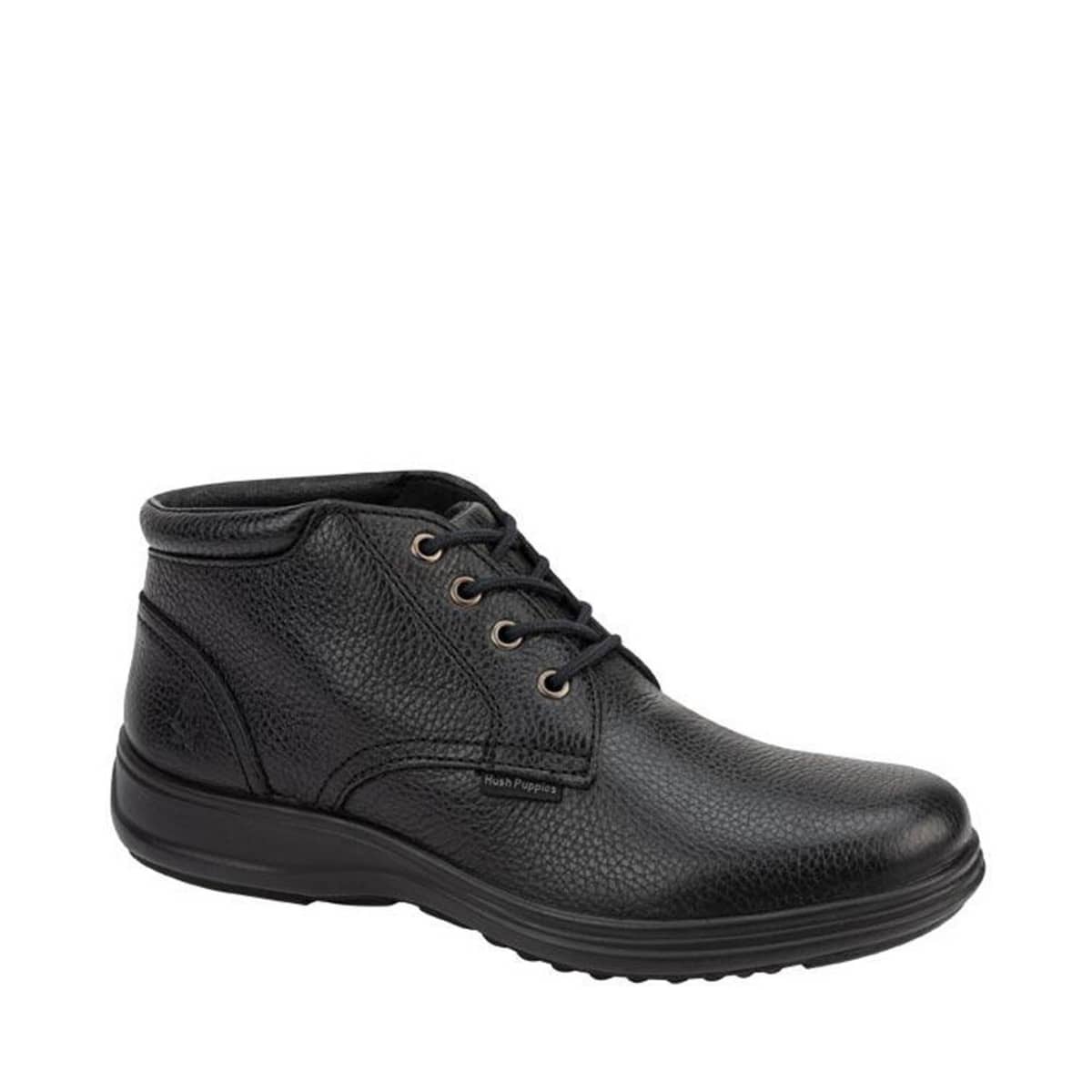 Botines marca Hush Puppies color negro casuales para hombre mod