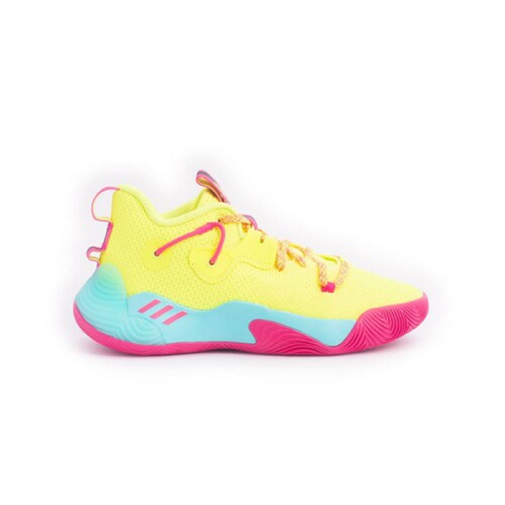 Tenis Adidas Harden Stepback 3 Amarillo Basketball Mujer .
