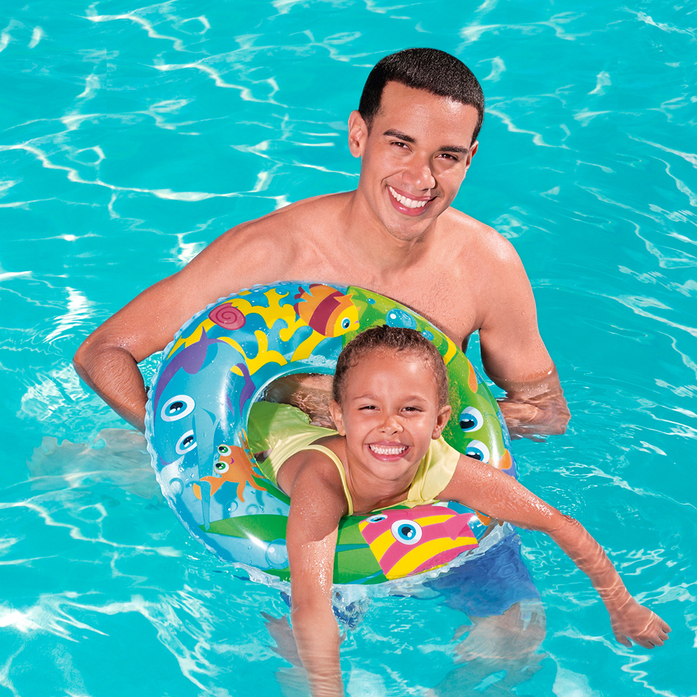 Salvavidas Inflable Colores Para Niño/niña Pack 2 Pz Mayoreo