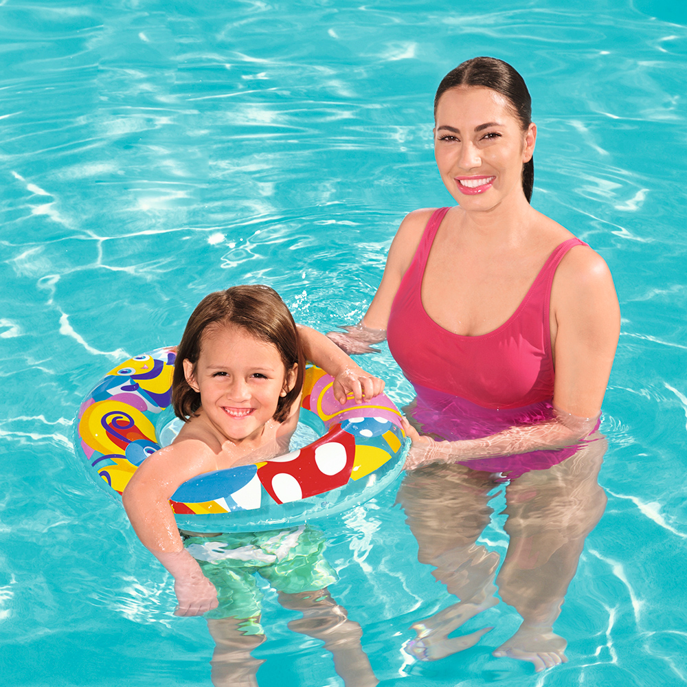 Salvavidas Inflable Colores Para Niño/niña Pack 2 Pz Mayoreo