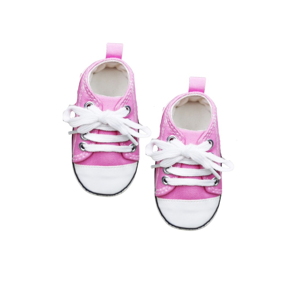 Zapatos de Lona para Bebé - Recién Nacido, Tenis Antideslizantes | Rosa y Azul