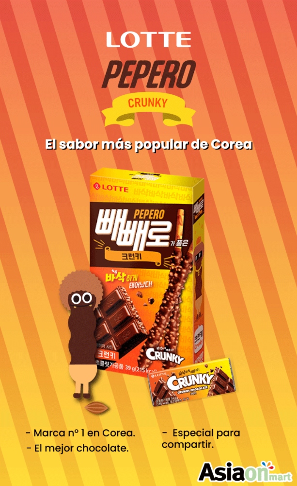 Lotte Pepero Crunchy 39gr
