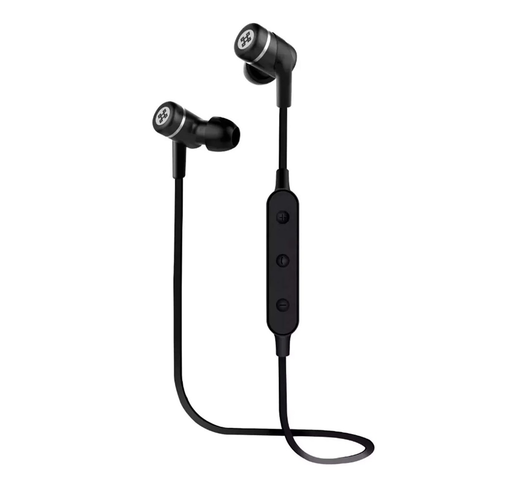 Audífonos Intrauriculares Deportivos NA-0306 Naceb Inalámbrico, Bluetooth, Negro