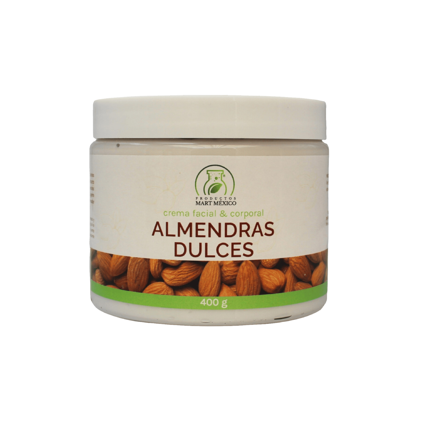 Crema Corporal De Almendras Dulces Máxima Nutrición 400gr
