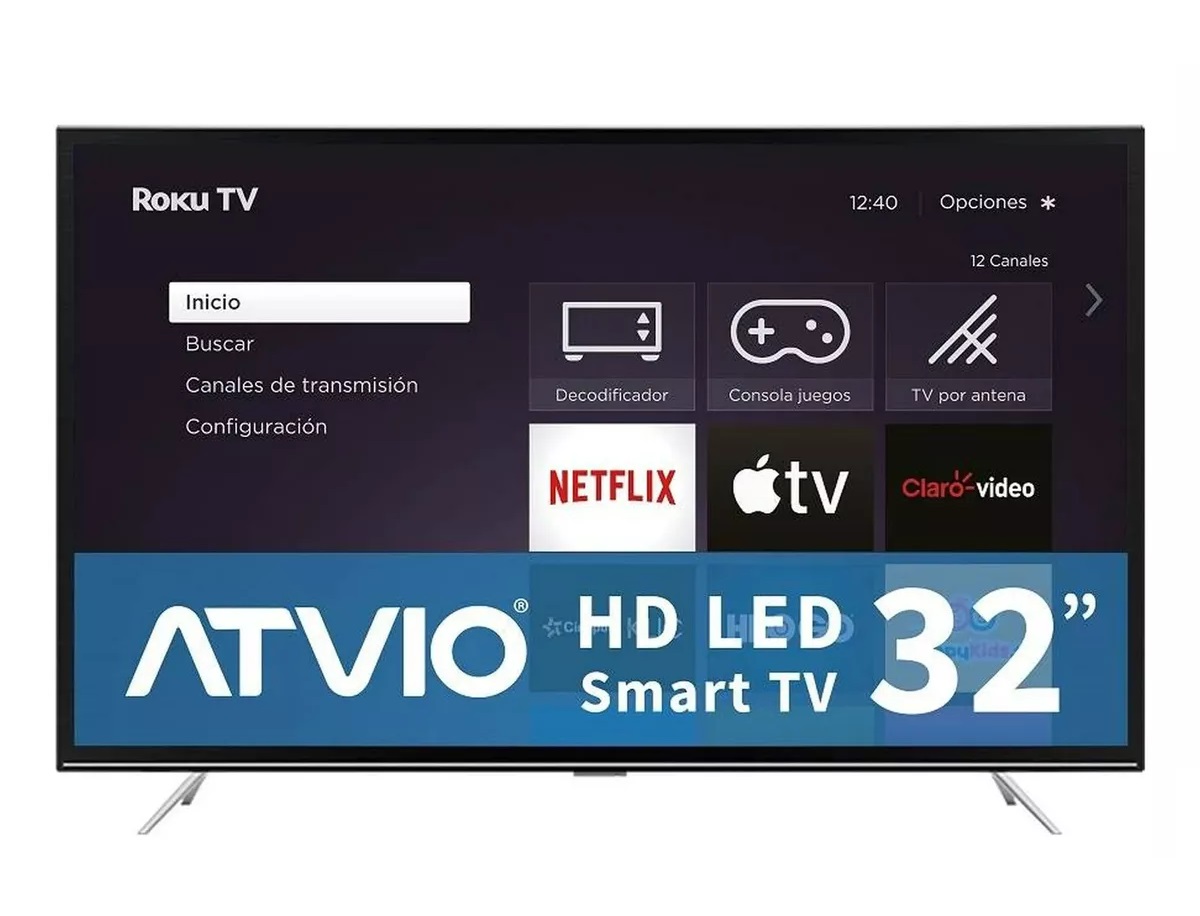 Pantalla Atvio ATV-32SMR Smart TV LED HD 32