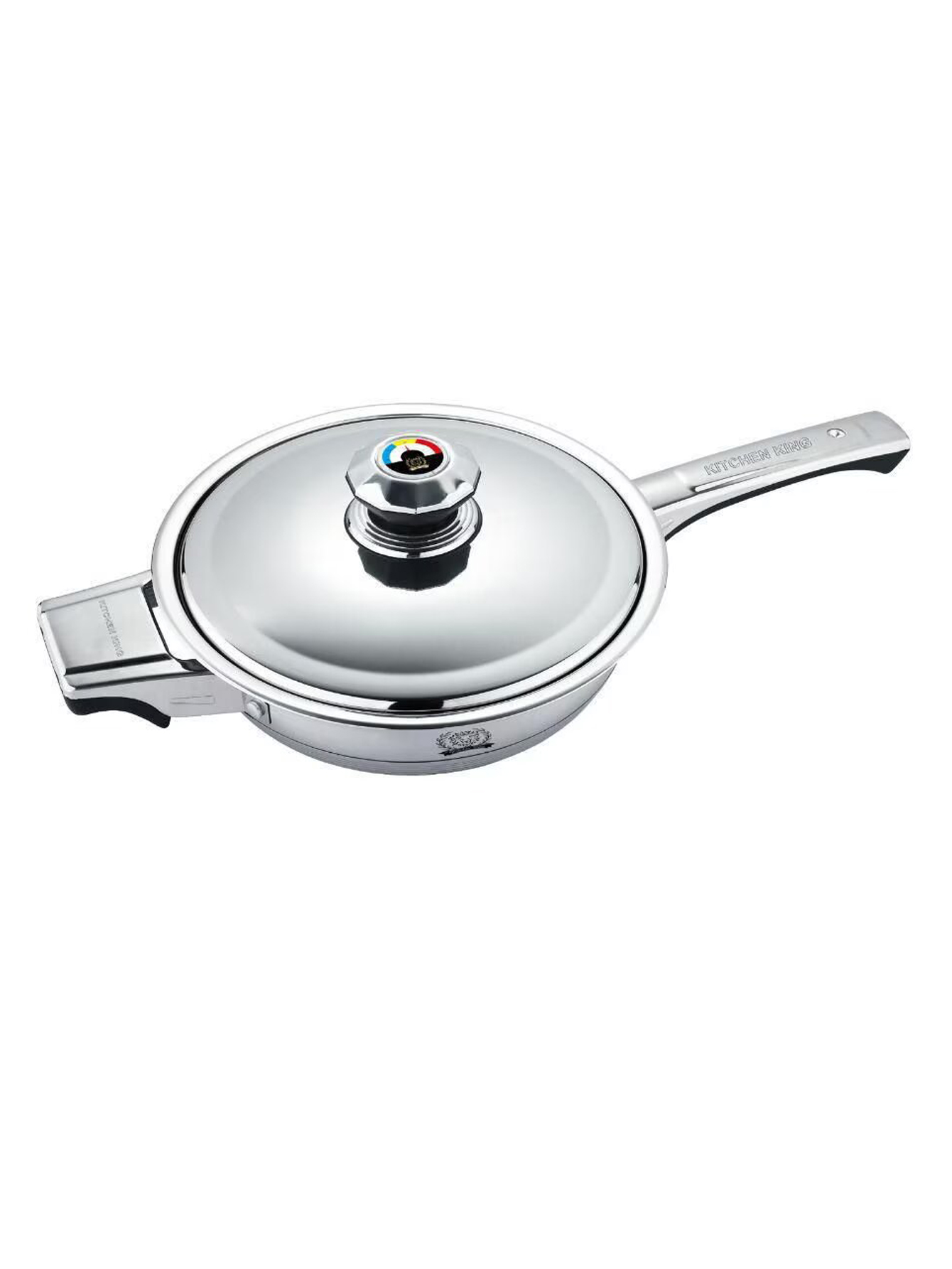 Batería de Cocina Royal Kitchen King Acero Inoxidable Quirúrgico 18/10 Mod. Prestige 21 PZ