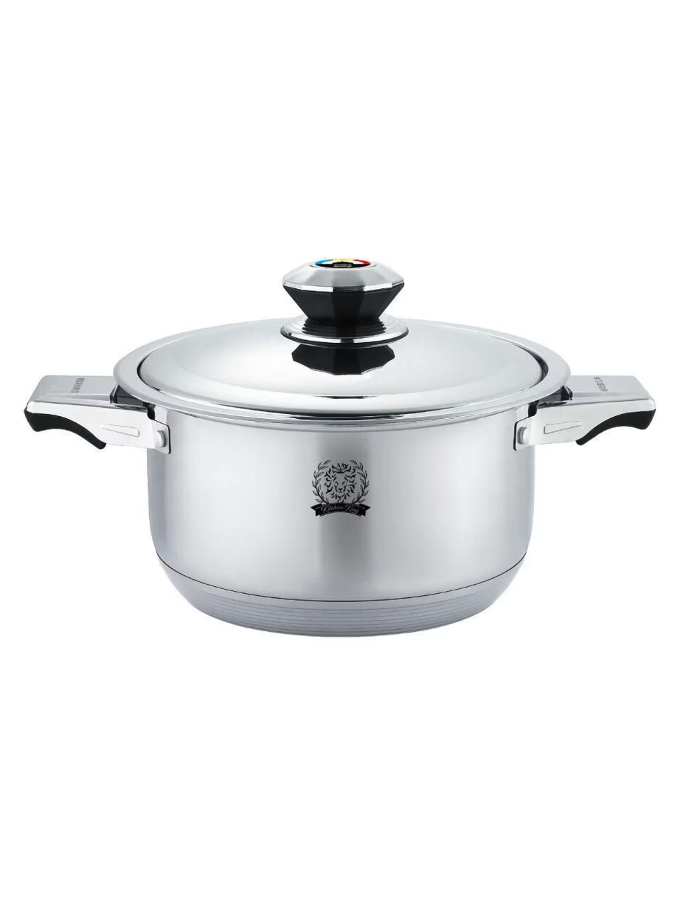 Batería de Cocina Royal Kitchen King Acero Inoxidable Quirúrgico 18/10 Mod. Prestige 21 PZ