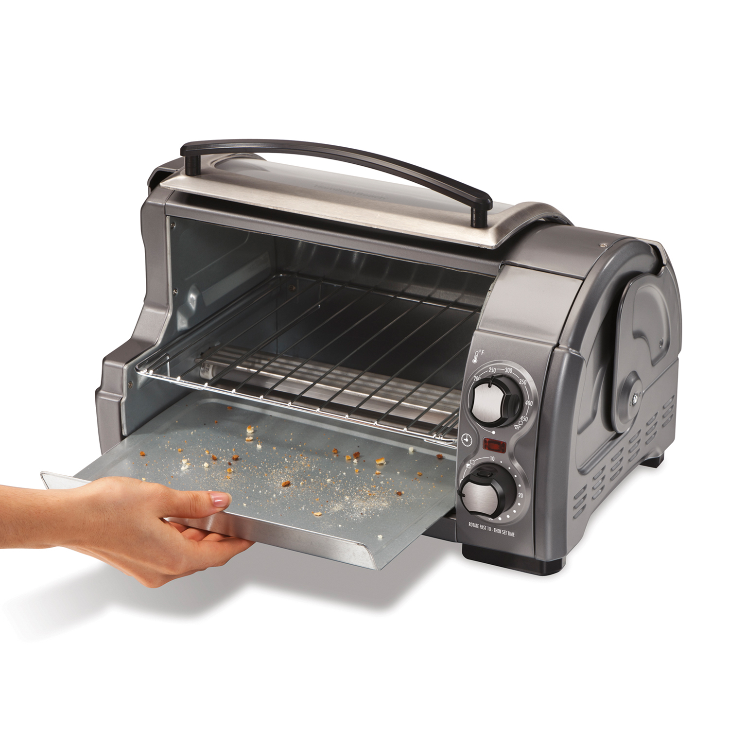 Horno Tostador Hamilton Beach 31334D Easy Reach Rebanadas