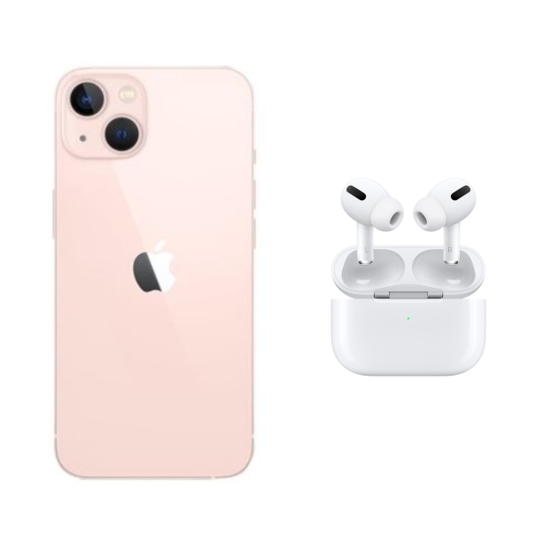 Apple iPhone 13 Rosa 128GB Reacondicionado + Audífonos inalámbricos