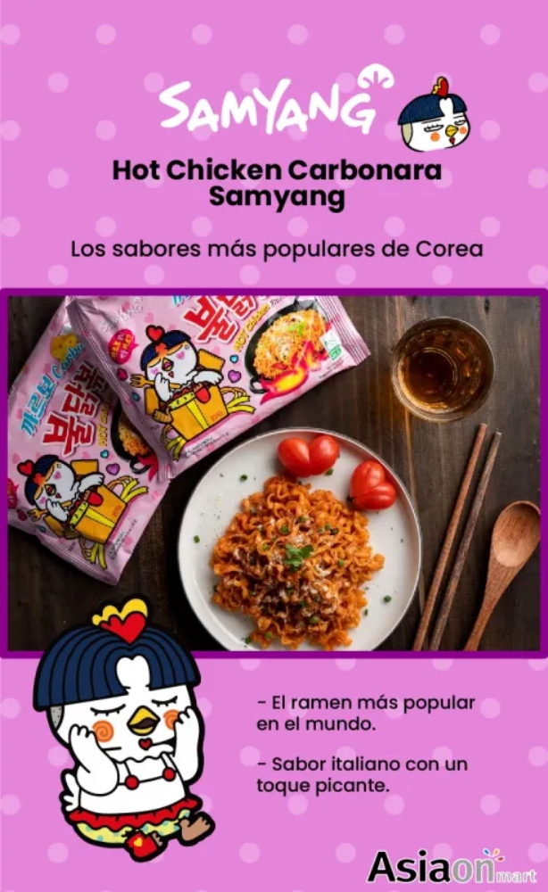 Ramen Coreano Samyang Buldak Carbonara 130g