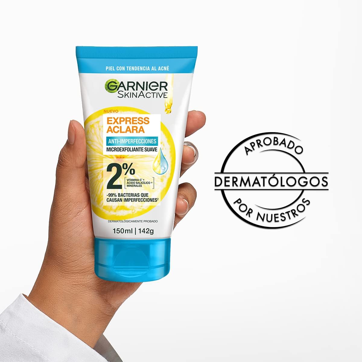 Reductor de Manchas Garnier SkinActive, Express Aclara, Crema y Sérum Facial, Vitamina C, 2 piezas