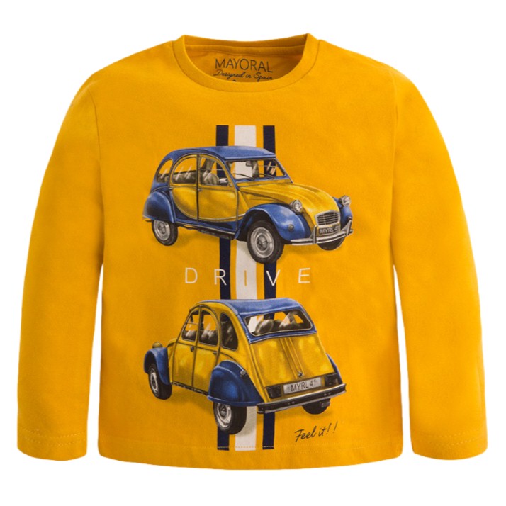 Camiseta De M/l Mayoral Con Serigrafía Para Niño 400979