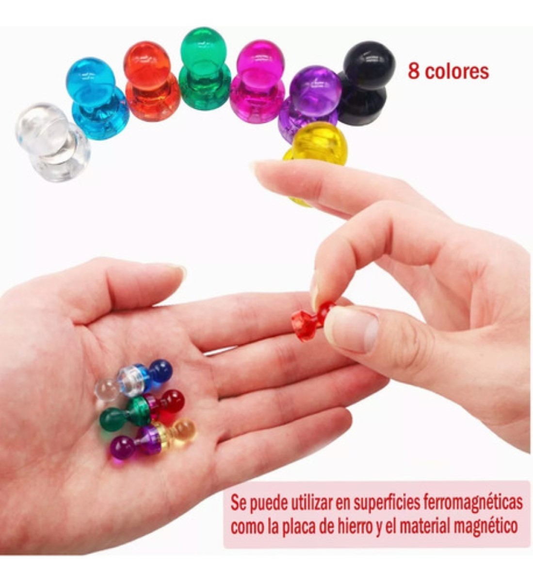 Imanes Para Nevera, Pizarrón De Colores, 40 Piezas Colores