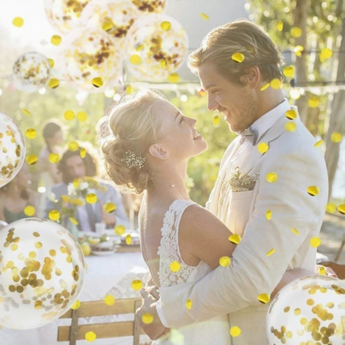 Globos De Látex Transparente Con Confeti, 200 Piezas transparents 