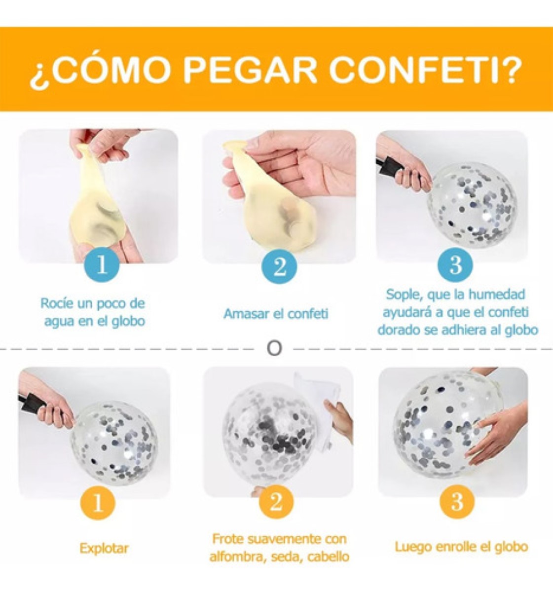 Globos De Látex Transparente Con Confeti, 200 Piezas transparents 