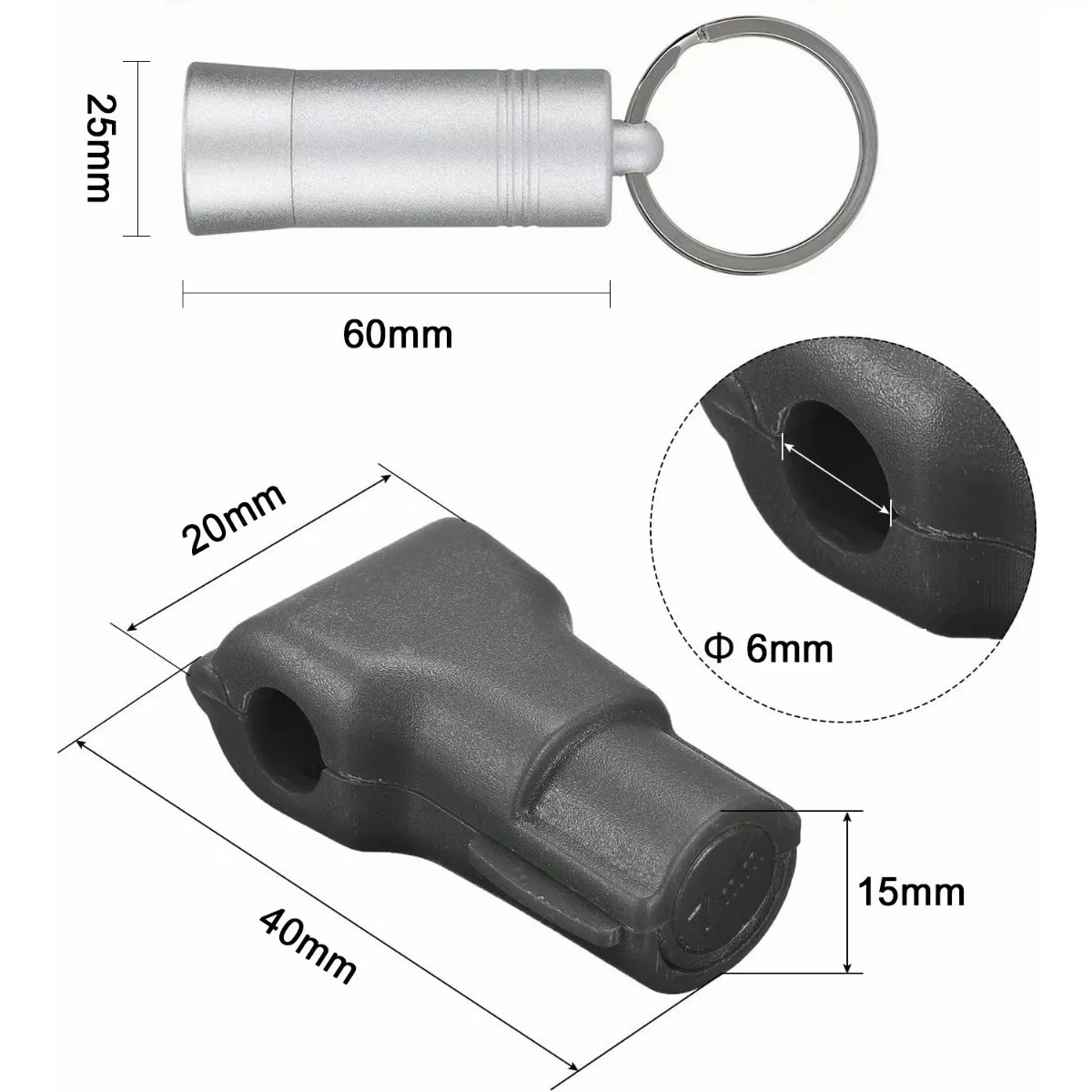 Kit 50 Pcs Candados Ganchos Exhibidor Negro Y 1 Llave Magnética