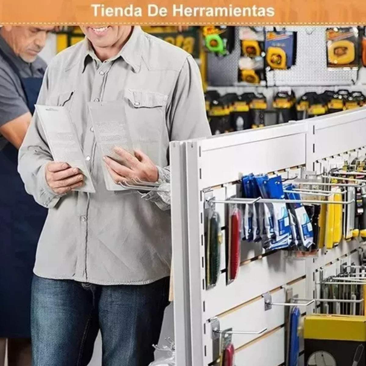 Set Ganchos Blister Panel Ranurado Exhibipanel 10cm 90 Piezas